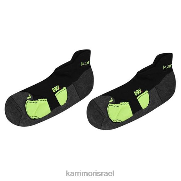 אביזרים il Karrimor גברים 2 חבילות גרבי ריצה שחור/פלואו T60N229