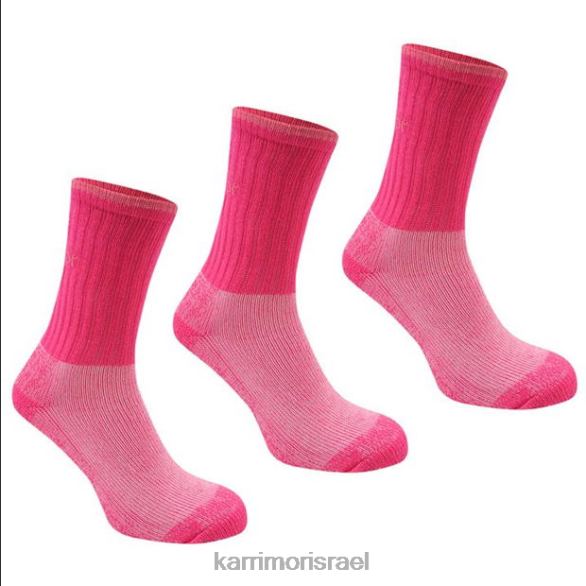 אביזרים il Karrimor נשים גרבי מגפיים במשקל כבד, חבילה 3 וָרוֹד T60N2115