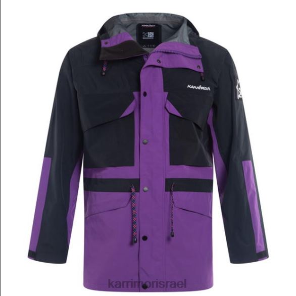 הַלבָּשָׁה il Karrimor גברים ז'קט אלפיני K2 שחור/סגול T60N2155