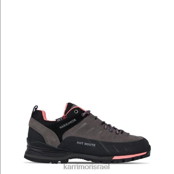 הַנעָלָה il Karrimor נשים נעלי הליכה במסלול חם פחם/אלמוגים T60N2103