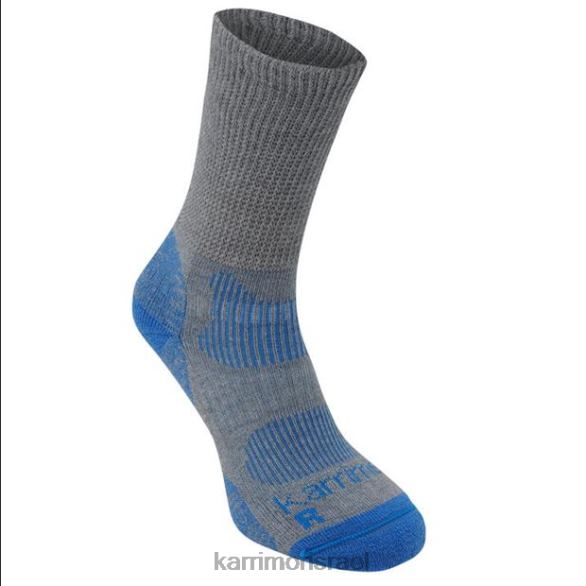 אביזרים il Karrimor נשים גרבי הליכה קלות משקל סיבי מרינו אפור כחול T60N2120
