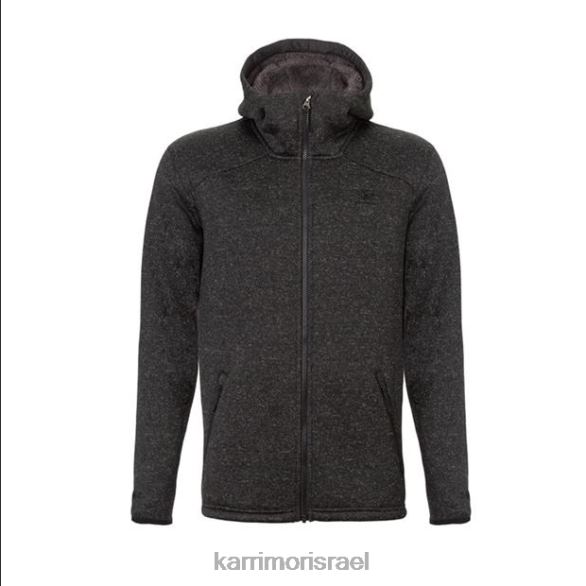 הַלבָּשָׁה il Karrimor גברים קפוצ'ון עם שרוול ארוך חוואר שחור T60N2147