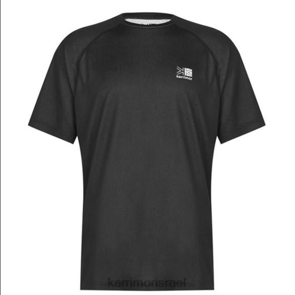 הַלבָּשָׁה il Karrimor גברים חולצת טי טכנית אספן שחור/פחם T60N2183