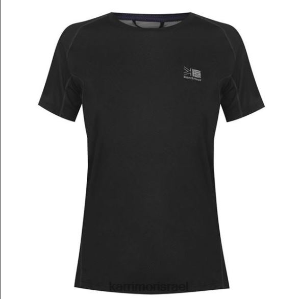 הַלבָּשָׁה il Karrimor נשים חולצת טריקו אספן טק שָׁחוֹר T60N2184