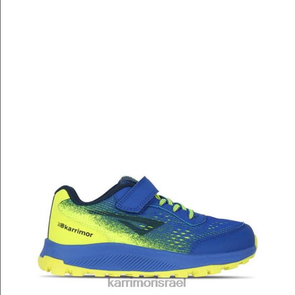הַנעָלָה il Karrimor בנים מאמני ריצת טמפו טרייל כחול/ליים T60N2280