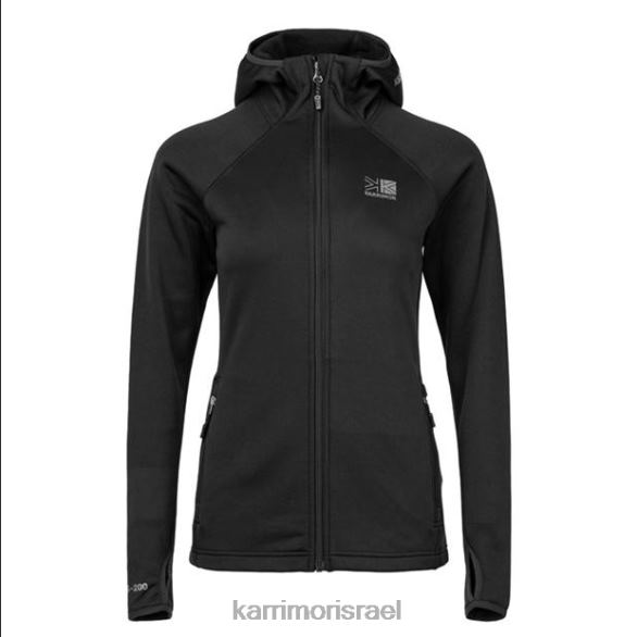 הַלבָּשָׁה il Karrimor לִשְׁנֵי הַמִינִים קפוצ'ון פליסה שָׁחוֹר T60N2283