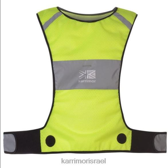 אביזרים il Karrimor לִשְׁנֵי הַמִינִים ריצה אפוד צהוב T60N255