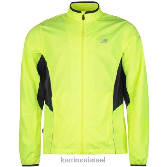 הַלבָּשָׁה il Karrimor גברים מעיל ריצה צהוב פלואו T60N29