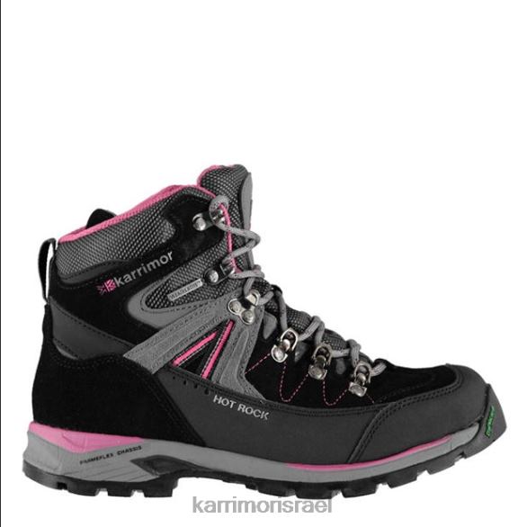 הַנעָלָה il Karrimor נשים נעלי הליכה סלע לוהט שחור/ורוד T60N290