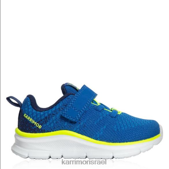 הַנעָלָה il Karrimor בנים נעלי ריצה duma 6 כחול/ליים T60N2289