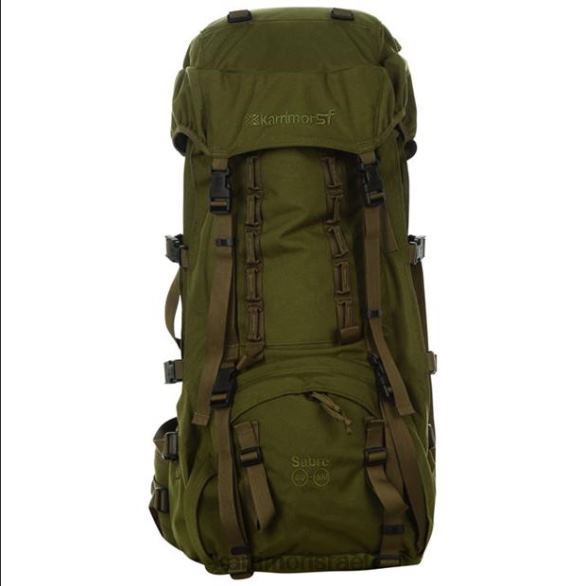 אביזרים il Karrimor לִשְׁנֵי הַמִינִים תרמיל saber 60 100 זית T60N2237