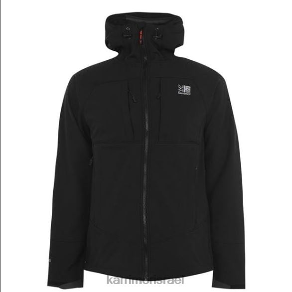 הַלבָּשָׁה il Karrimor גברים ז'קט softshell alpiniste שָׁחוֹר T60N2176