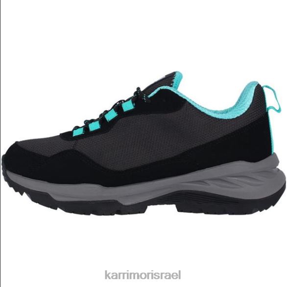 הַנעָלָה il Karrimor נשים נעלי הליכה נמוכות של verdi פחם/צהבהב T60N292